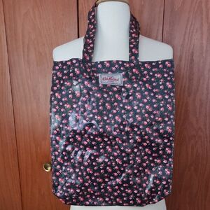 NWOT Cath Kidston Pink Floral on Navy Tote